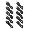 10pcs for PS3 Controller Charging Cable Professional High Speed 480Mbps Wireless Controller Charger Cable for