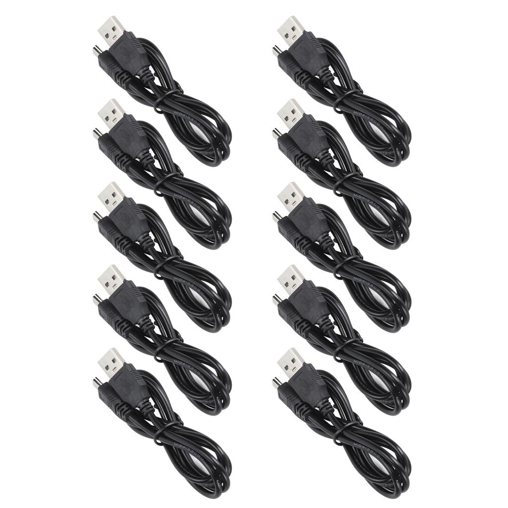 10pcs for PS3 Controller Charging Cable Professional High Speed 480Mbps Wireless Controller Charger Cable for