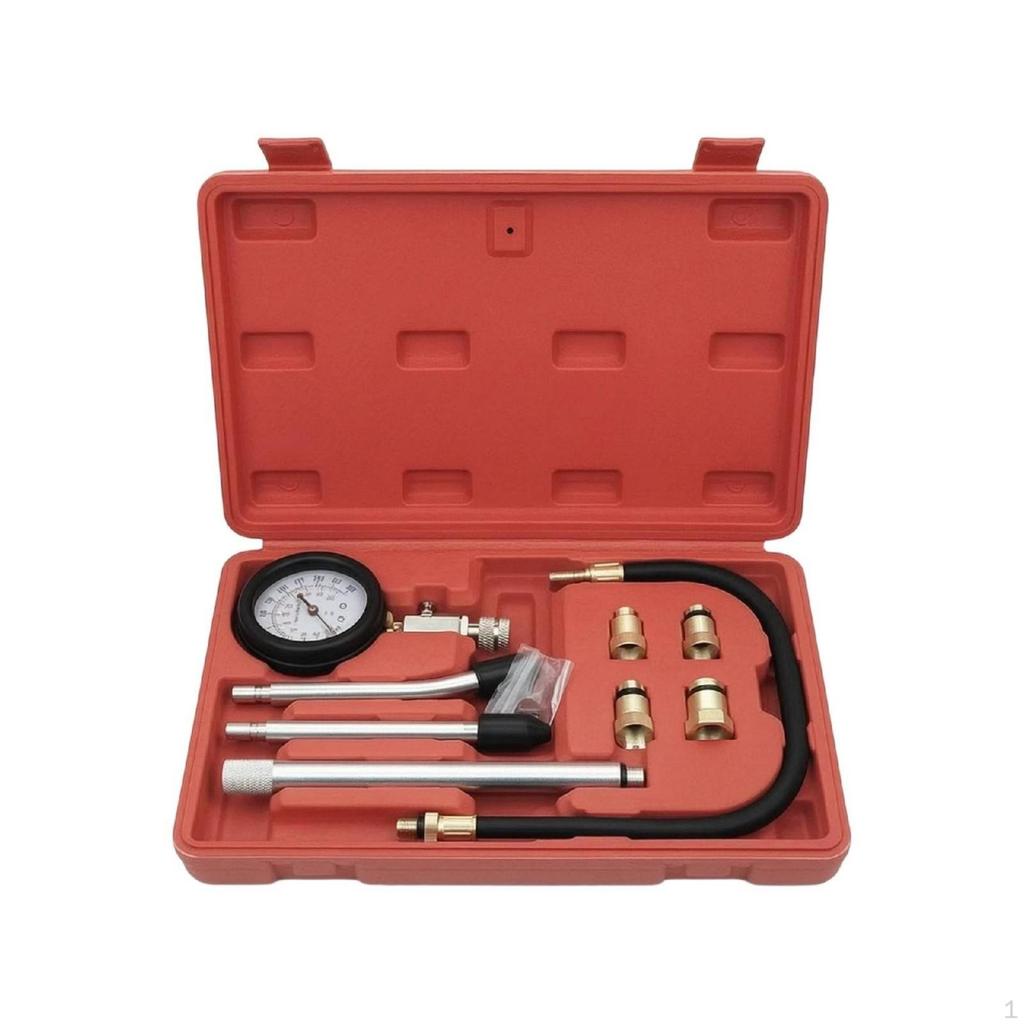 Compression Tester with Carrying Case Analog Cylinder Kit Manual Tool for