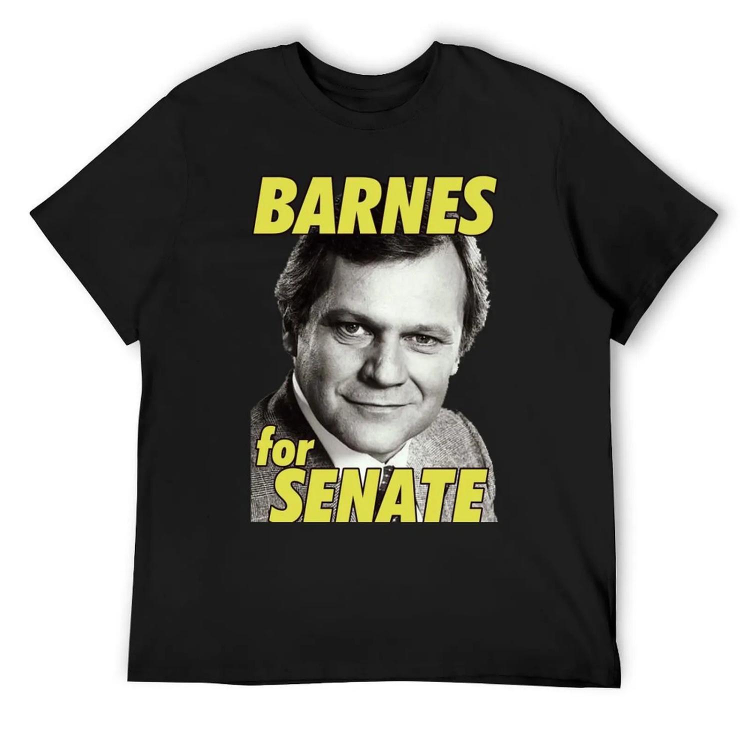 

Cliff Barnes for Senate (Dallas) T-Shirt blue archive luxury designer baggy shirts mens t shirts XXXXXL чорний