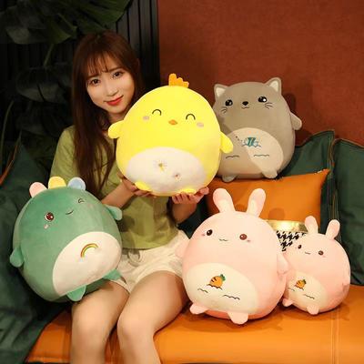 20/25/35 cm Plyšová hračka Squishmallows Zvířátko Kawaii Dinosaurus Lev Králík Kočka Měkká Velká