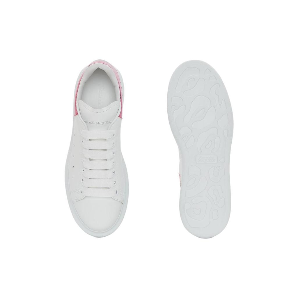 (WMNS) Alexander McQueen Oversized Sneaker 'White Pink Metallic' Women's 676702WICGG9993