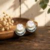 Explosive hand-painted enamel color three-layer round cake stud earrings light luxury simple light luxury high-end women's temperament earrings