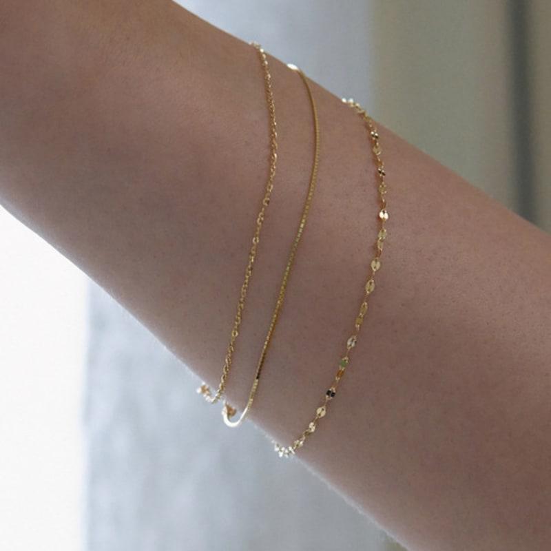 MIAF 14K Kantha Chain Bracelet