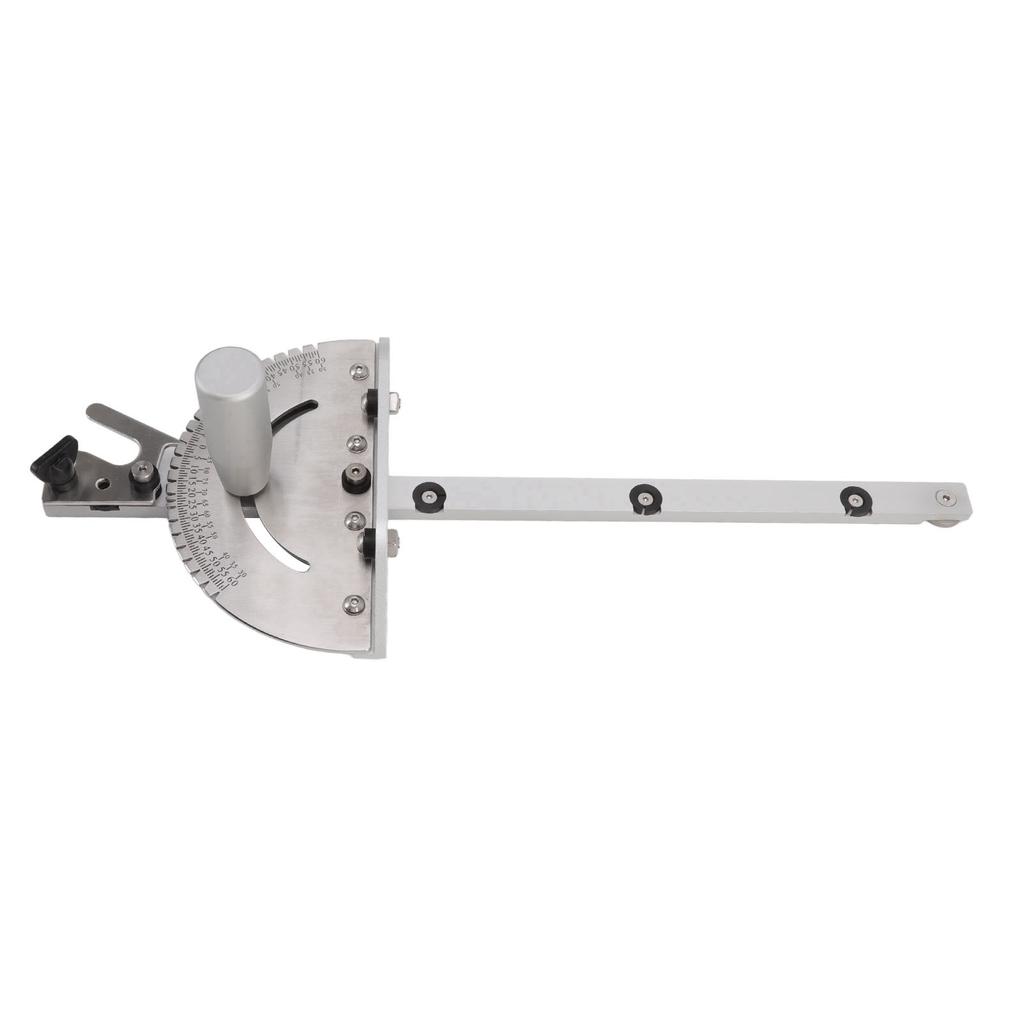 Miter Gauge Wear Resistant Aluminum High Accuracy Table Saw Miter Gauge for Woodworking