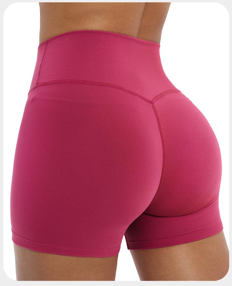 Women's High Waist Tummy Control Yoga Shorts - Butt Lifting, Knit Tight, Ideal for Running and Sports