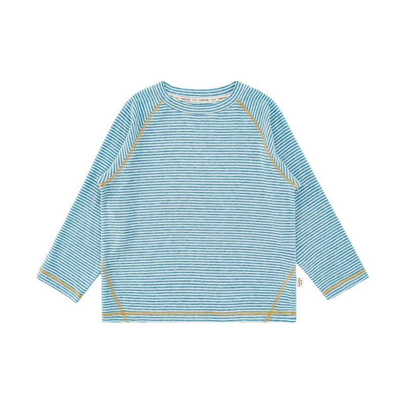 Yooyoo Kids Lyocell Striped Long-Sleeve T-Shirt 130