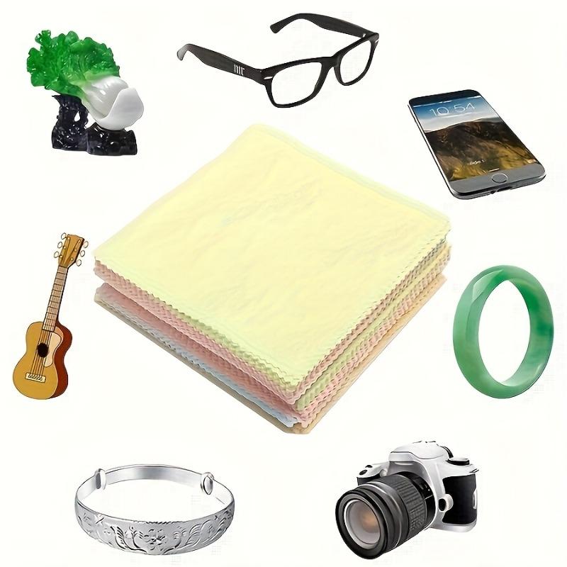 10pcs Reusable Microfiber Cleaning Cloths – Thick & Soft,for Glasses, Camera Lenses & Smartphone Screens, Non-Scratch