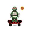 12 szt. Seria Wojownicze Żółwie Ninja Raphael Leonardo Michaelangelo Donatello Minifigurka Mini Zmontowany Klocek do Budowania Zabawka Prezent dla Dzieci