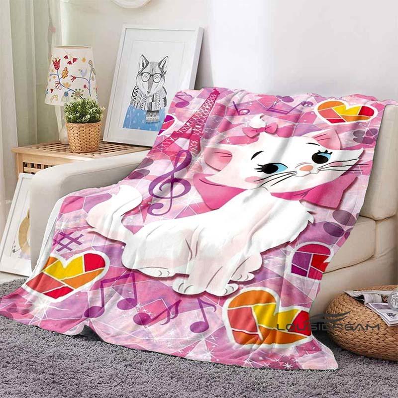 

Aristocats Cartoon Cute Blanket, 3D Printed, Soft and Comfortable, Home Decor, Bedroom, Living Room, Sofa Blanket 75x90cm