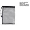 Netztasche mit Kordelzug, großes Fassungsvermögen, strapazierfähig, atmungsaktiv, schnell trocknend, multifunktional, faltbar, tragbar, leicht, Golfball-Aufbewahrung, Nylon-Netztasche