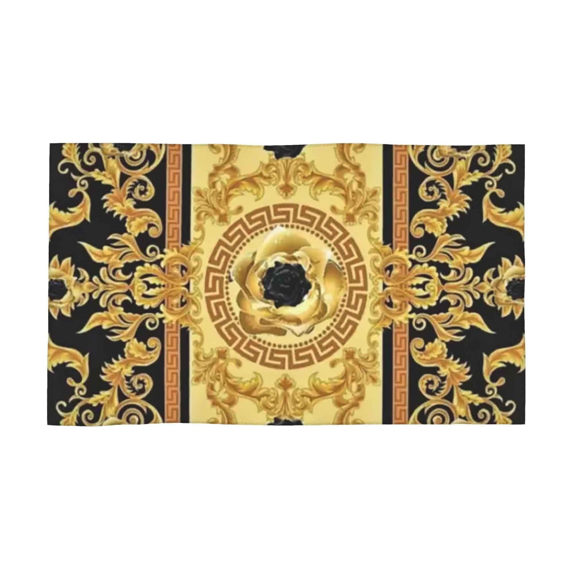 

Luxury European Floral Pattern Soft Face Towel Quick Dry Pool Bath Cotton Towels Absorbent W40*H60(CM)