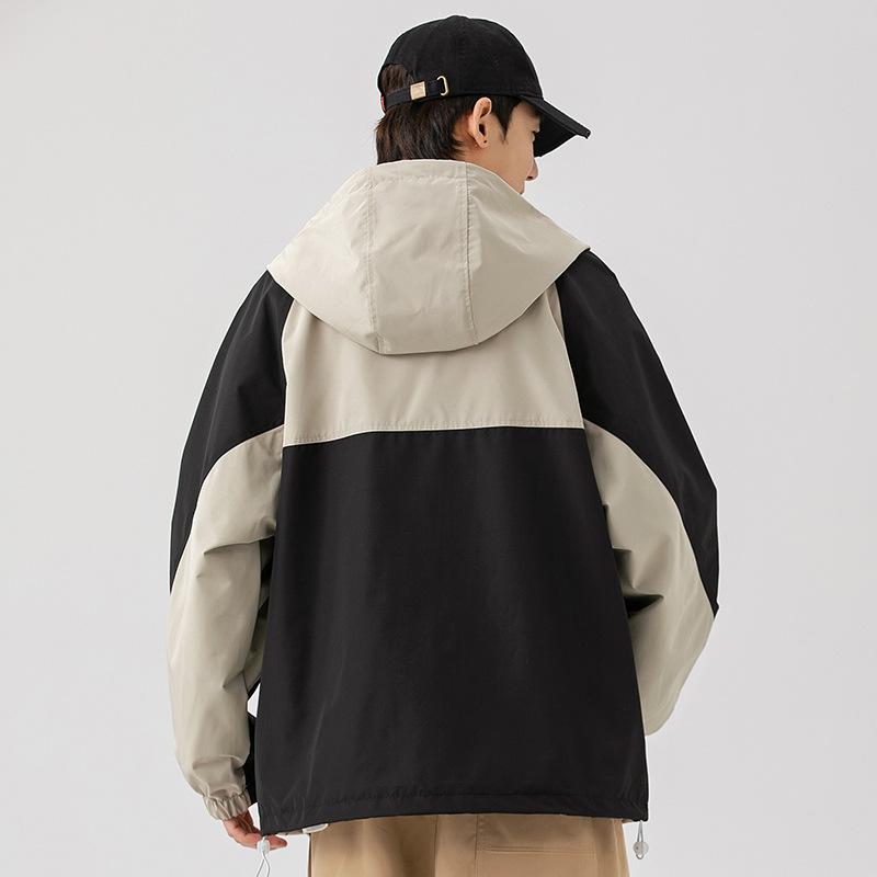 Fashion Brand Outdoor Storm Jacket Men's New Autumn Functional Wind Mountain Waterproof Hooded Jacket Couple