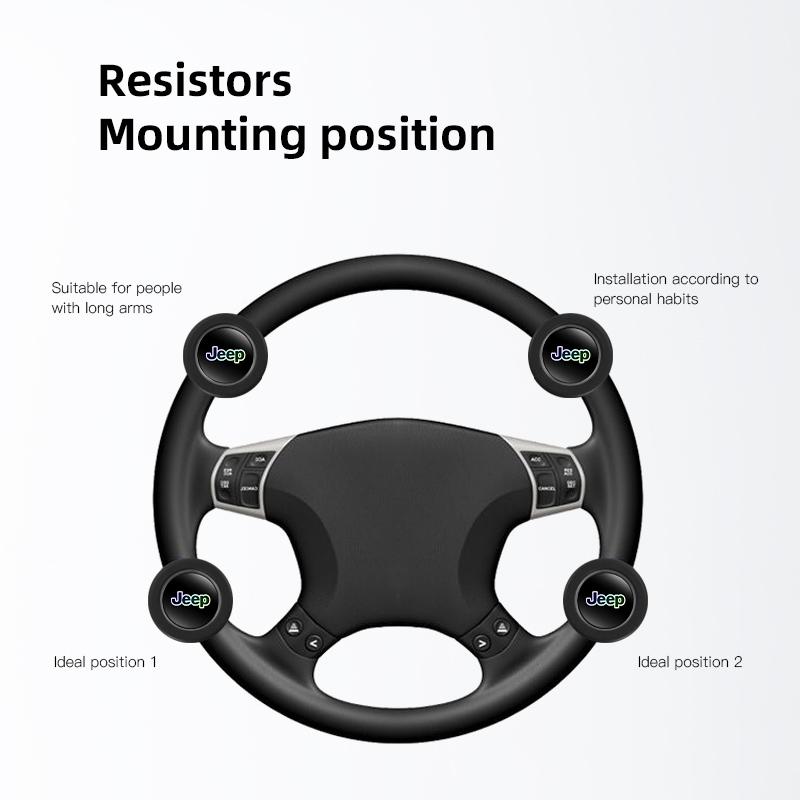 Car Steering Wheel Booster 360 Degree Rotation Steering Wheel Knob Ball Labor-saving One Hand Control For Jeep Renegade Compass