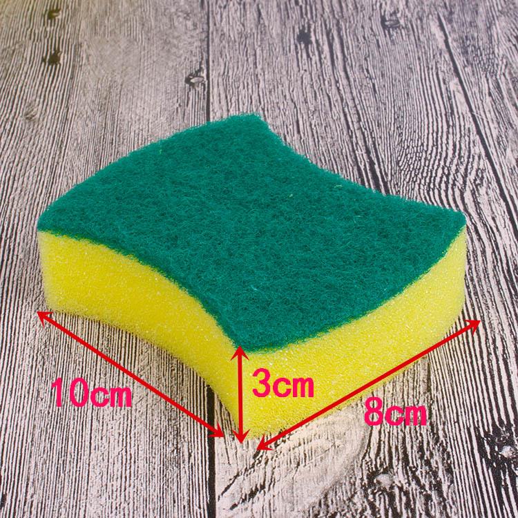 

Многофункциональная двусторонняя губка в форме талии для мощного удаления пятен 10x8x3 cm жёлтый