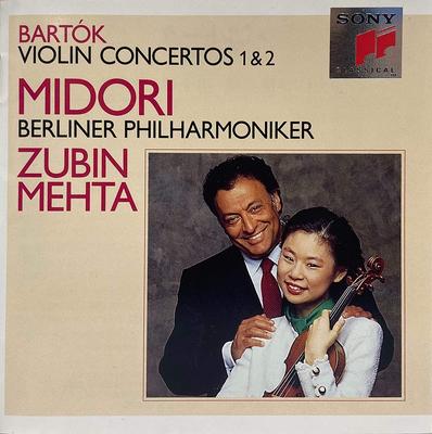 CD MIDORI GOTO, BARTOK, MEHTA (ZUBIN); - Bartok: Violin Concerto Nos. 1 & 2 CSCR8290 Japan Classical Used