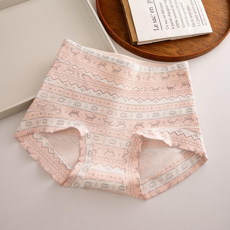 Ladies Autumn and Winter New Cotton Antibacterial Crotch Breathable Briefs