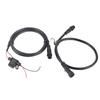 Marine for NMEA 2000 Starter Kit 1m Power Cable with Fuse Male Female Terminator T Connector for Lowrance Networks