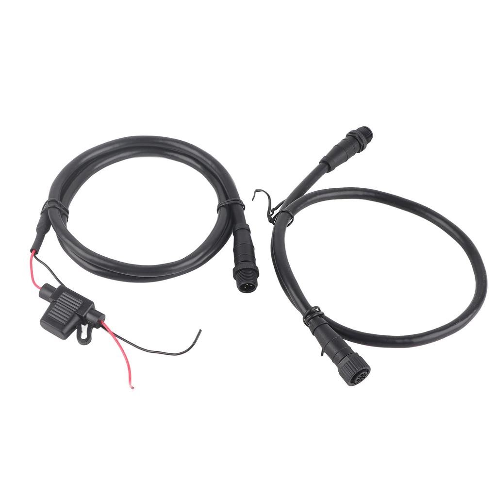 Marine for NMEA 2000 Starter Kit 1m Power Cable with Fuse Male Female Terminator T Connector for Lowrance Networks
