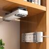 No Drill Router Power Strip Holder Carbon Steel Wall Support Bracket Durable Wifi Placement Rack