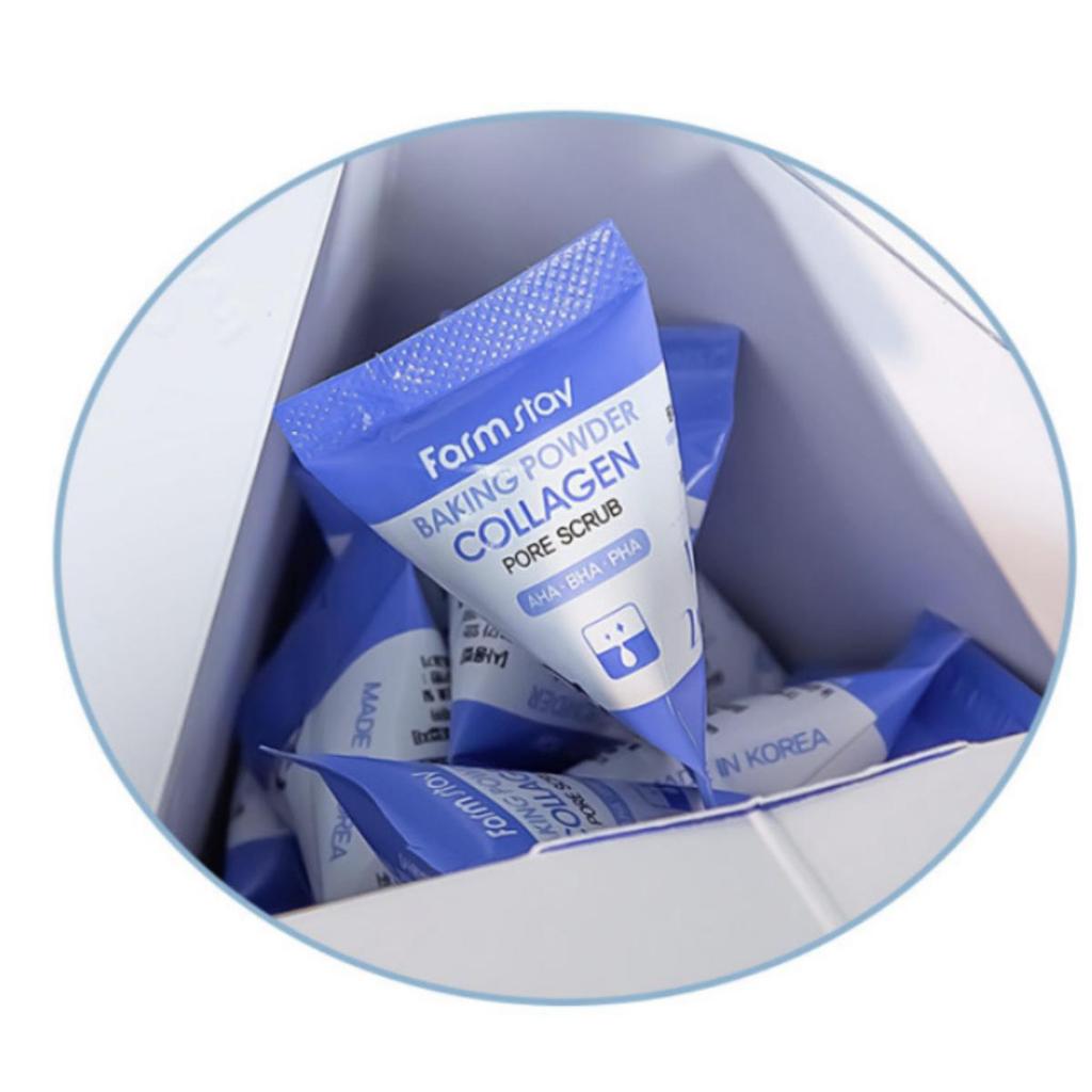 Farmstay Baking Powder Collagen Pore Scrub  (7g X 25ea)