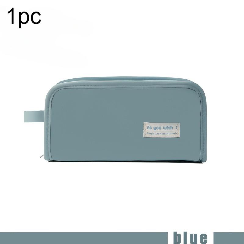 Multi-Layer Large Capacity Pencil Case with Compartments Minimalist Aesthetic Pen Bag for Office School Stationery Organization
