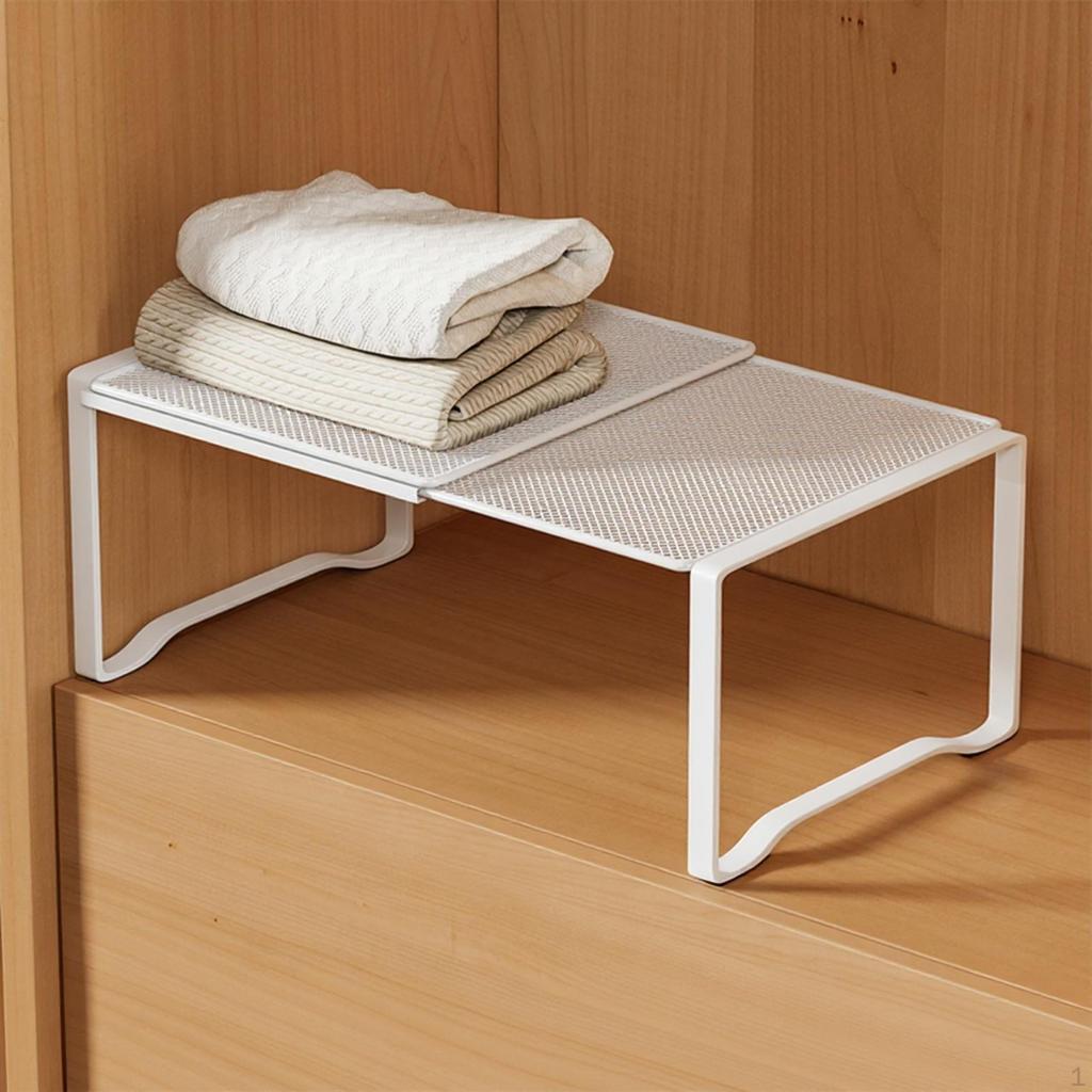 Closet Organizer, Adjustable Divider Separator, Expandable Storage Rack, Wardrobe Cabinet Shelf