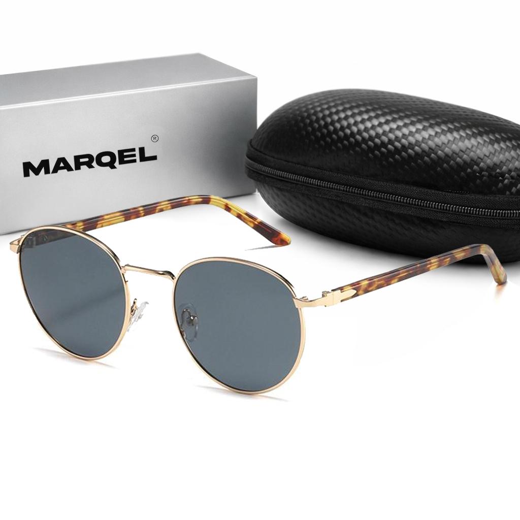 

Polarized Sunglasses MARQEL L1725 Original Round Sun Glasses янтарний колір золота
