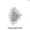 DIY Silicone Mold for Triangle, Square, Circle, Pentagon, Semicircle, Trapezoid, and Cloud Aromatherapy Plaster Candles