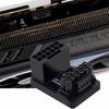 Cablecc 12VHPWR 16Pin Male To Female Power Modular Adapter Up Angle 360 Degree for 4080 5090TI Graphics Card 12+4P PCI-E 5.0 ATX3.0