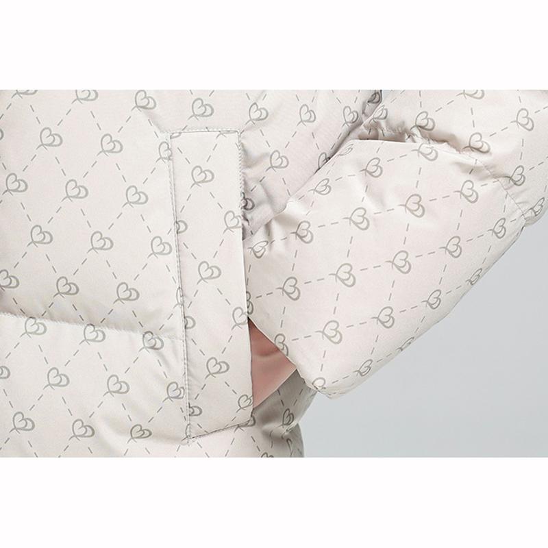 Jacket Women's Short Winter Thin Thickened Printed Collar Women's Jackets