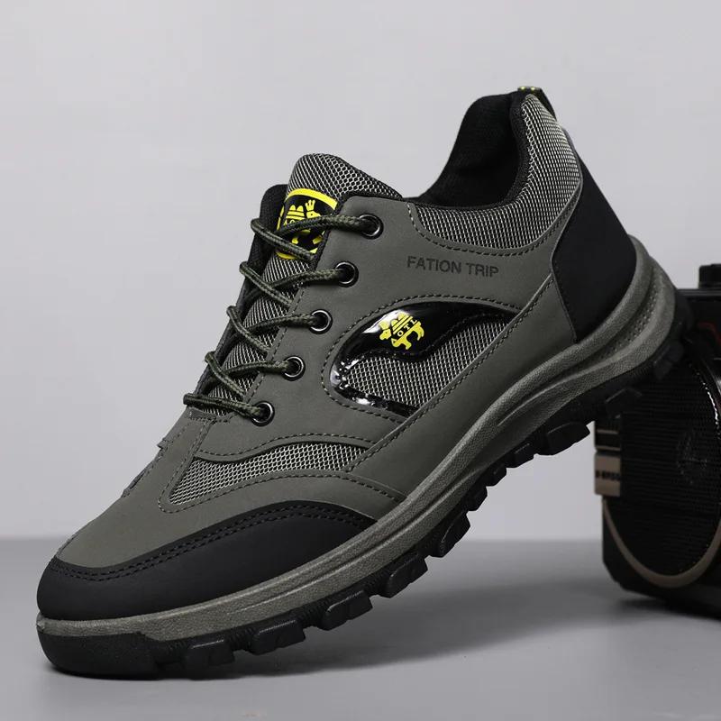 Mode Herren Freizeitschuhe Outdoor Herren Wanderschuhe Bequem Abriebfest Herren Sneaker Winter Warm Herren Schuhe mit dicker Sohle