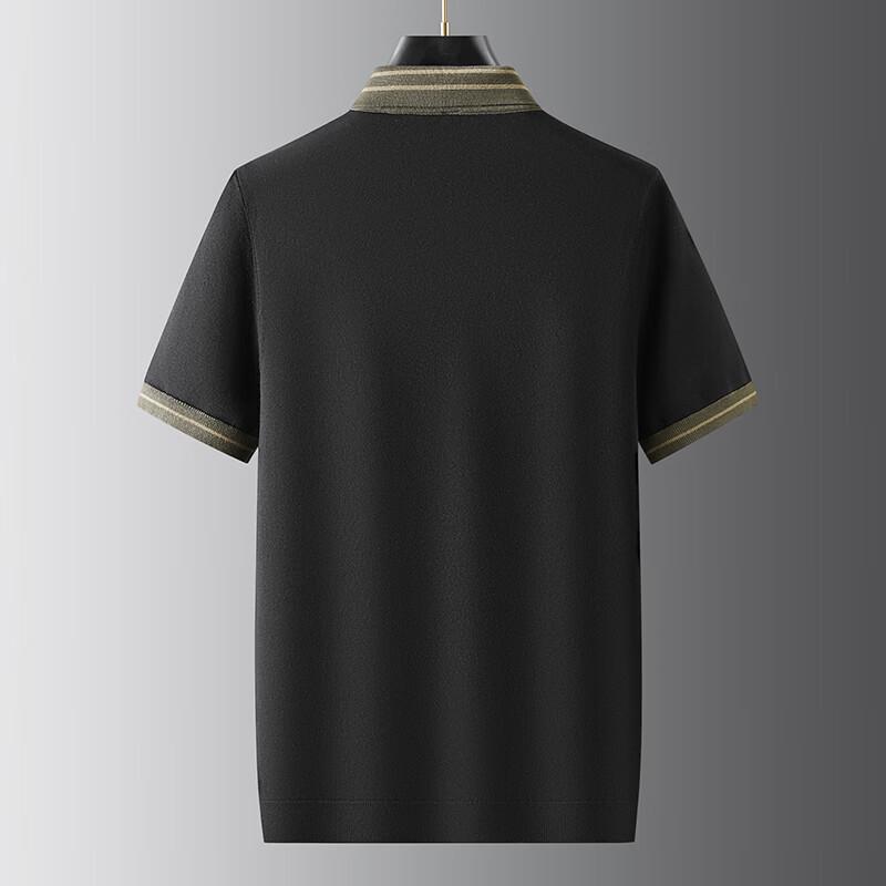 Men's Plus Size Short Sleeve Business Casual Polo Shirt