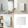 Clear Acrylic Magazine Wall Holder Space Saving Organizers for Books and Documents