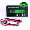 12v green backlight  waterproof display 3s  26s lithium battery and lead acid battery digital voltmeter tester Black