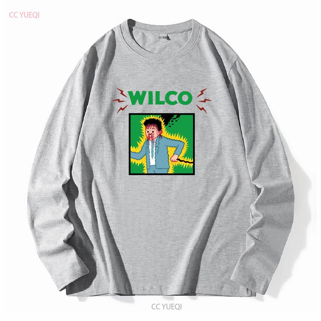 T-shirt Wilco Tour Band Rare Pour Fan Coton Toutes Tailles S à 5XL Basique Vintage Lavé Étiré Streetwear Homme Mode Polyvalent