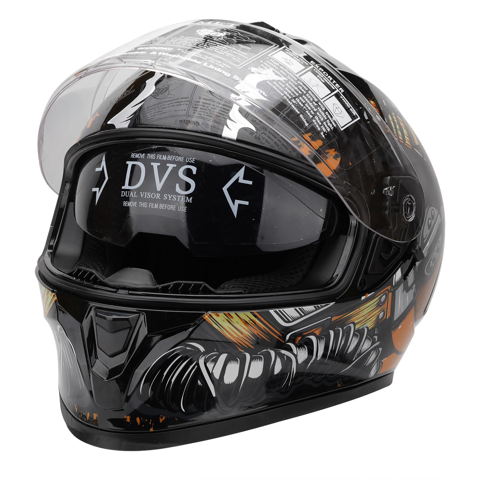 

Мотоциклетный шлем, мужской и женский персонализированный защитный шлем для электрического велосипеда, четырехсезонный рыцарь, Bluetooth, мотоциклетный полный шлем с двойной линзой