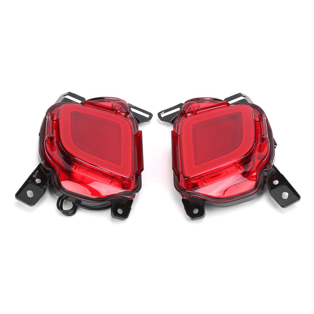 Pair Taillight Rear Turn Signal Brake Lamp LED Warning Reflector Red Lens for Highlander 2015‑2017