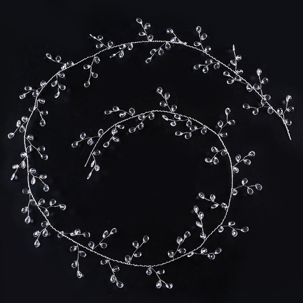 Transparent Crystal Beads Acrylic Diamond Beaded DIY Curtain Garland Stage Accessories