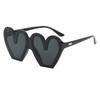 X1222 Unisex Heart-Shaped Trendy Sunglasses