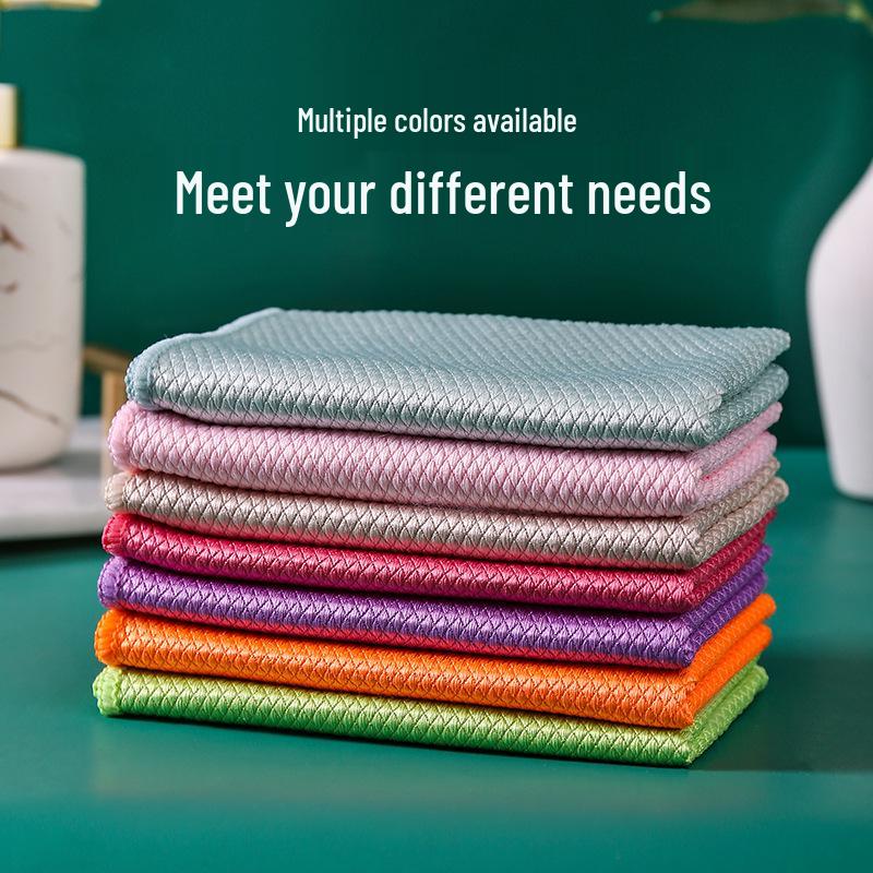 Čisticí hadřík s rybí šupinou – Víceúčelový na nádobí, sklo, okna a stoly.