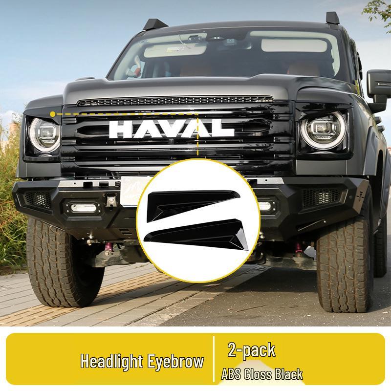 

Second Gen Haval H9 Headlight Eyebrow & Cover Decorative Frame Stickers