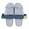 Wall-Mounted No-Drill Bathroom Slipper, Towel, and Shoe Rack