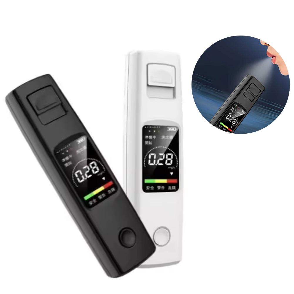 Alcohol Tester Professional High Sensitivity Breathalyzer Breathalyzer Alcoholometer Portable Non-Contact Charging Type-C L0P0