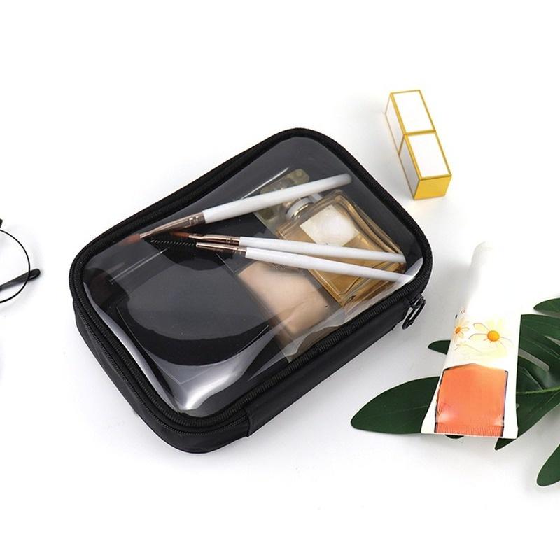 Transparent Cosmetic Bag Women Make Up Case Travel Zipper Clear Makeup Beauty Wash Organizers Bath Toiletry Bag Kit Dropshipping