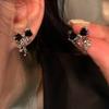 Silver Needle Pearl Zircon Earrings Women's High-end Sense Niche Temperament Cold Wind Mori Earrings Ear Jewelry