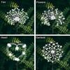 2PCS Led Solar Firework Lights Outdoor DIY String Lights Festival Landscape Garden Decoration Waterproof Lawn Light 1 / 2 PCS