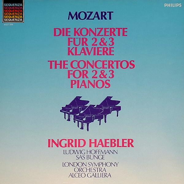

LP Record WOLFGANG AMADEUS MOZART INGRID HA Die Konzerte Fr 2 3 Klaviere T 6527206 Philips 1983 Netherland Classical Used