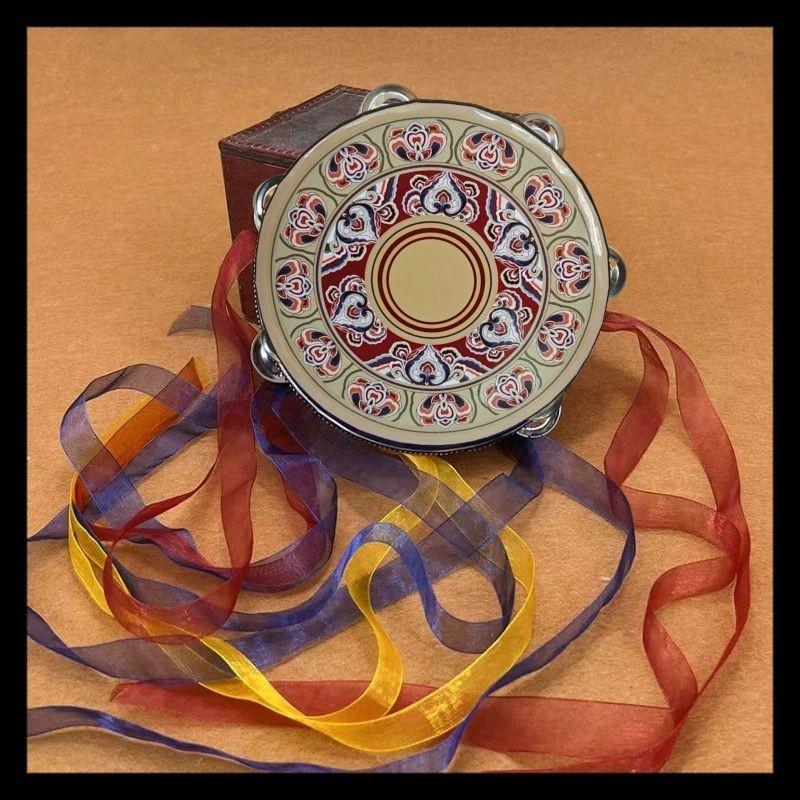 Children's Xinjiang Dance Tambourine for Orff Instrument Teachers and Grade Exams
