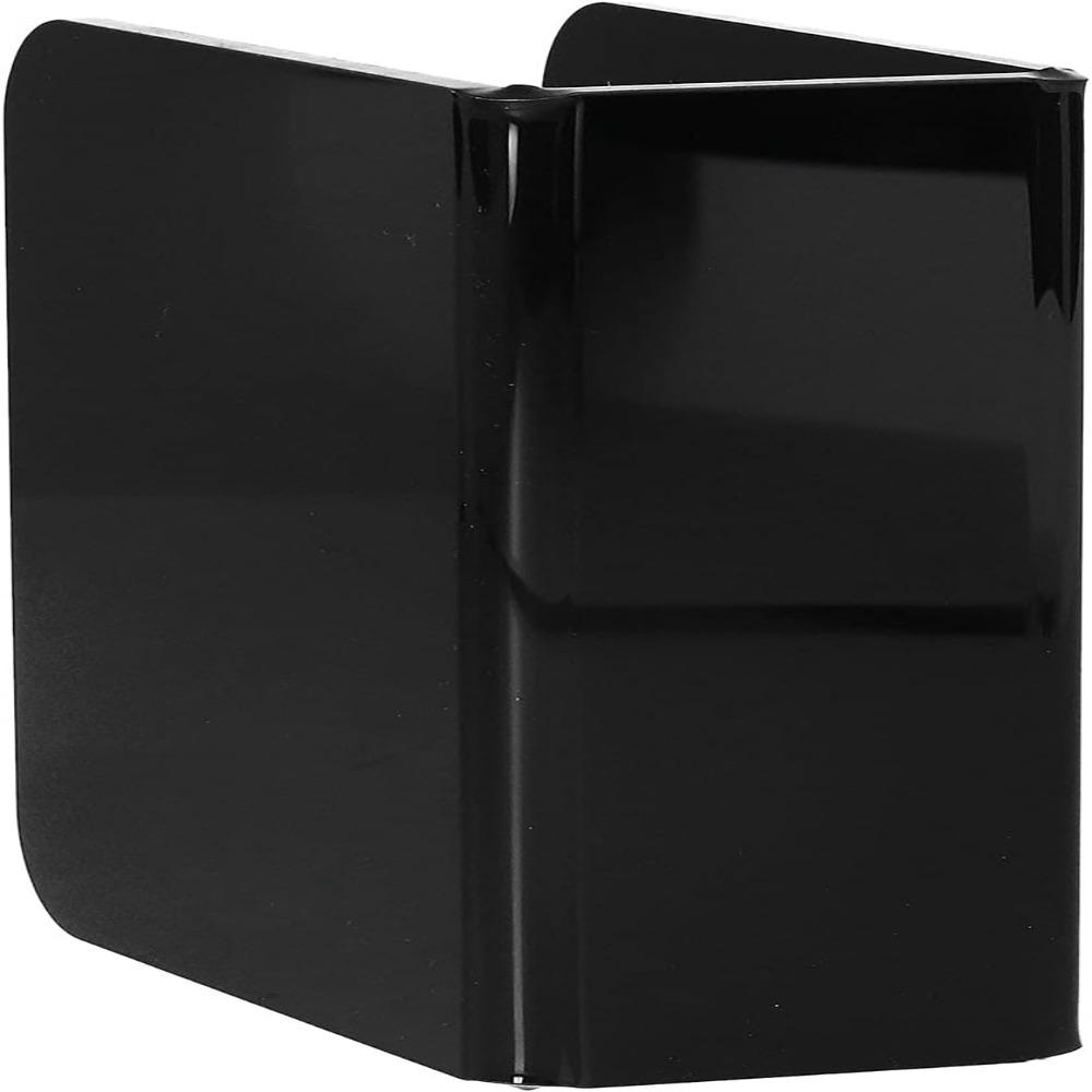 Black Upright Holder 5.1*5.1*2.2in Kitchen Rack Napkin Holder  For Cloth & Paper Napkins